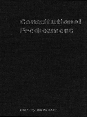 cover image of Constitutional Predicament
